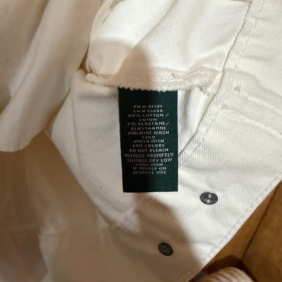 Ralph Lauren Off-White Denim Jacket - Picture 4 of 6